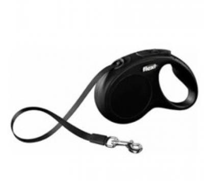 Flexi Retractable Dog Leash Small Black