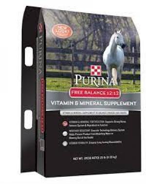 Free Balance 12:12 Mineral 25 lbs (Purina Horse Supplement)