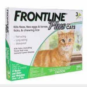 Frontline Plus Cats 3 Pack (Cat, Flea & Tick)