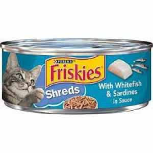 Friskies Canned Cat Food Shreds 5.5 oz Fish/Sardine