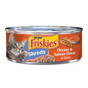 Friskies Canned Cat Food Shreds 5.5 oz Chicken/Salmon