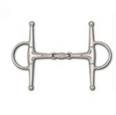Full Cheek Snaffle Bit 5" 16 mm Lozenge