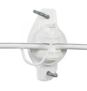 Gallagher Wood Post Insulator Equibraid White/Short (Electric Fence Wire)