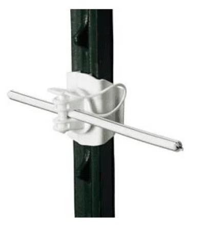 Gallagher T Post Insulator White/Short (Electric Fence T Post Insulators)