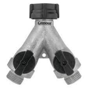 Gilmour Y Shut Off Valve Metal (Hose Valves)