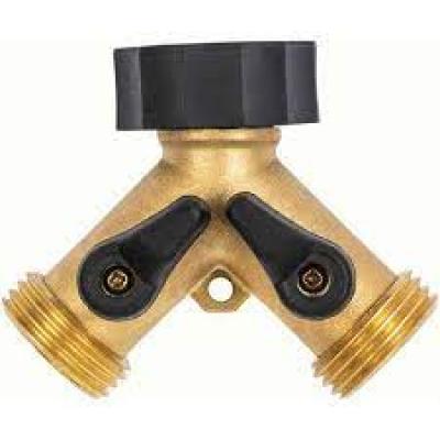 Gilmour Dual Shut Off Brass (Hose Valves)