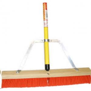 Red Rooster Push Broom 24" Orange