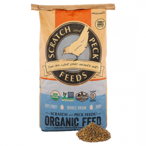 SCRATCH & PECK ORGANIC LAYER PELLETS 16% GRUB PROTEIN 35 lbs