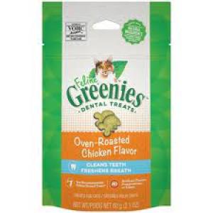 Greenies Feline 2.1 oz Chicken Cat Dental Treats