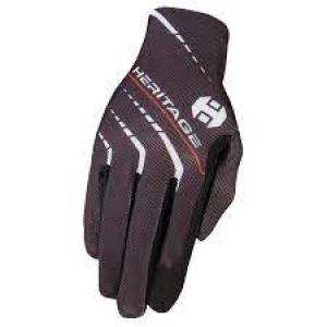 Heritage Solara Riding Gloves Size 9 Black