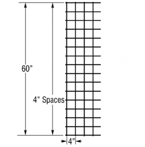 Hi Five Panel 60" X 16',  5 Ga 4" X 4"  Behlen (Wire Panels)