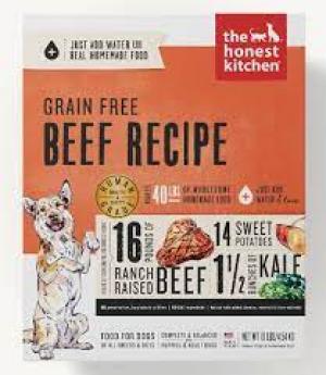 Honest Kitchen 2 lbs Grain Free Beef (Dog: Raw & Freeze Dried Food)
