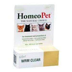 Homeopet Wrm Clear, 15 ml Feline (Cat, Health)