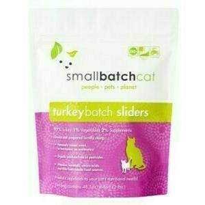 Smallbatch Cat Sliders 3 lbs Turkey Frozen Cat Food