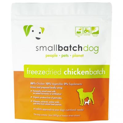 Smallbatch Dog Freeze Dried Sliders Chicken 14 oz (Dog: Raw & Freeze Dried