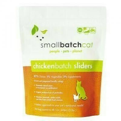 Smallbatch Cat Sliders 3 lbs Chicken Frozen Cat Food