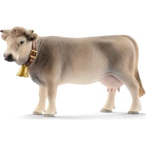 Schleich Braunvieh Cow (Toy Animal Figure)