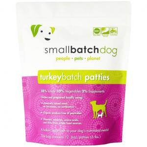 Smallbatch Dog Patties 6 lbs Turkey (Dog: Raw & Freeze Dried Food)