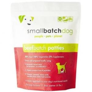 Smallbatch Dog Patties 6 lbs Beef (Dog: Raw & Freeze Dried Food)