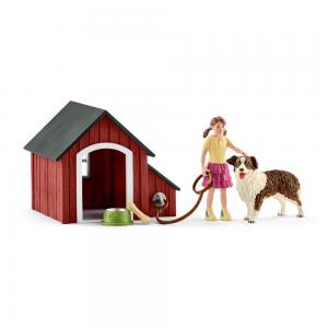 Schleich Farm World Dog Kennel (Toy Animal Figure)
