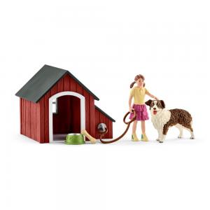 Schleich Farm World Dog Kennel (Toy Animal Figure)