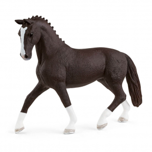 Schleich Hanoverian Mare, Black (Toy Animal Figure)