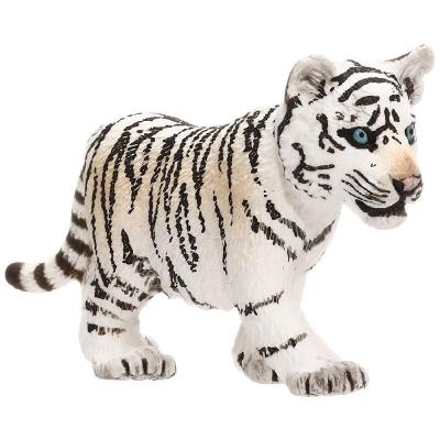 Schleich Tiger Cub, White (Toy Animal Figure)