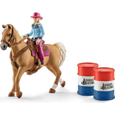 Schleich Farm Barrel Racer (Toy Animal Figure)