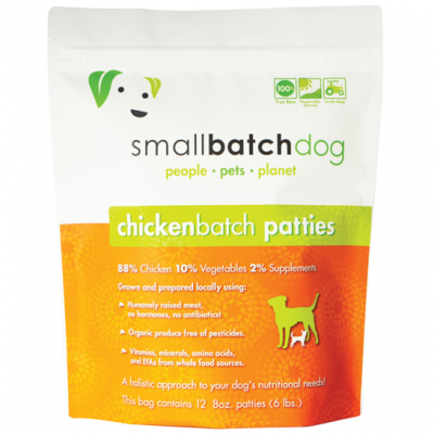 Smallbatch Dog Patties 6 lbs Chicken (Dog: Raw & Freeze Dried Food)