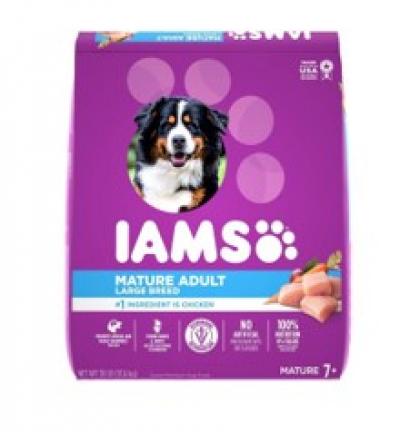 Iams Dog 30 lbs Large Breed Mature Dry Dog Food