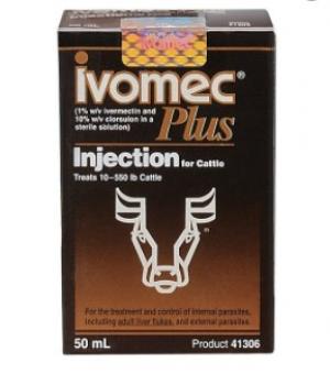 Ivomec Plus 50 ml Injectable (Wormers & Parasite Control)