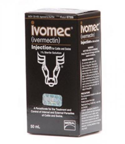 Ivomec 50 ml Injectable (Wormers & Parasite Control)