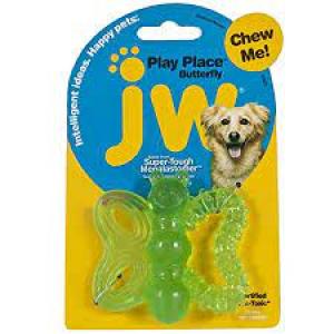 JW Dog Toy Butterfly Dog Teether Dog Toy