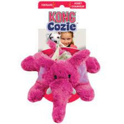 Kong Cozie Dog Toy Medium Elmer Elephant