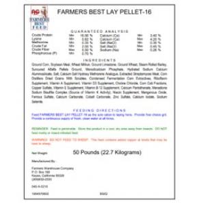 Layer Pellets 16% 50 lbs (Poultry Feed)