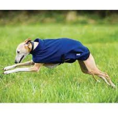 Amigo Dog Fleece Rug Medium Navy/Black Dog Coat