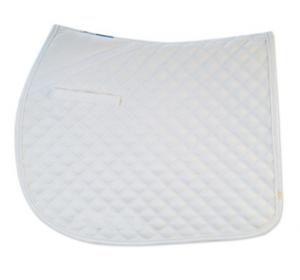 Lettia Saddle Pad Pro Coolmax Dressage White/White Saddle Pad