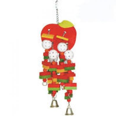 A&E Bird Toy Large Apple