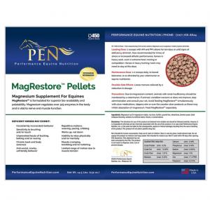 Mag Restore Equine 4.5 lb, 135 Servings Pellet (Calming Supplements)