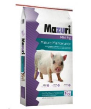 Mazuri Mini Pig Mature 25 lbs (Pot Bellied Pig Feed)